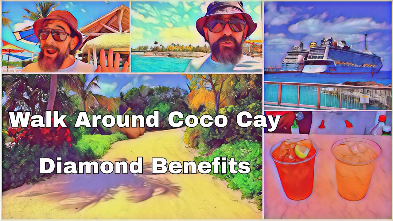 Odyssey of the Seas | Walk Around Coco Cay | Diamond Benefits