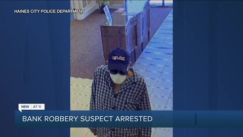 Haines City PD arrests suspected bank robber