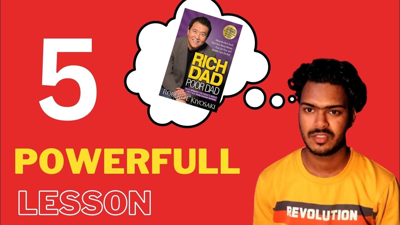 5 Powerfull Lesson Rich dad poor dad #short Video