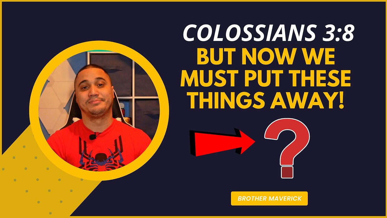 A Successful relationship with God means PUTTING these things AWAY! | Colossians 3:8