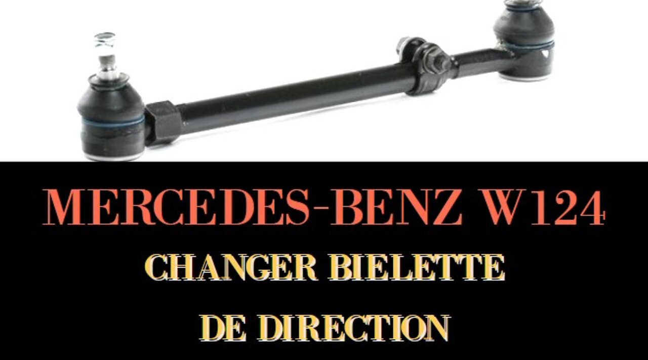 Mercedes Benz W124 - Changer la bielette de direction DIY tutorial