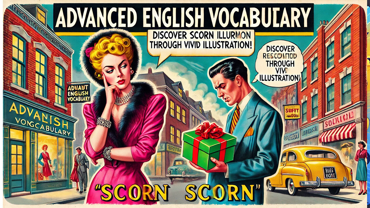 Vocabulary and Pronunciation "SCORN" Advanced English