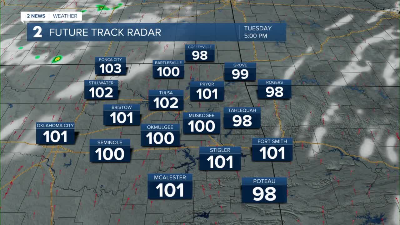 Triple digit heat for several days