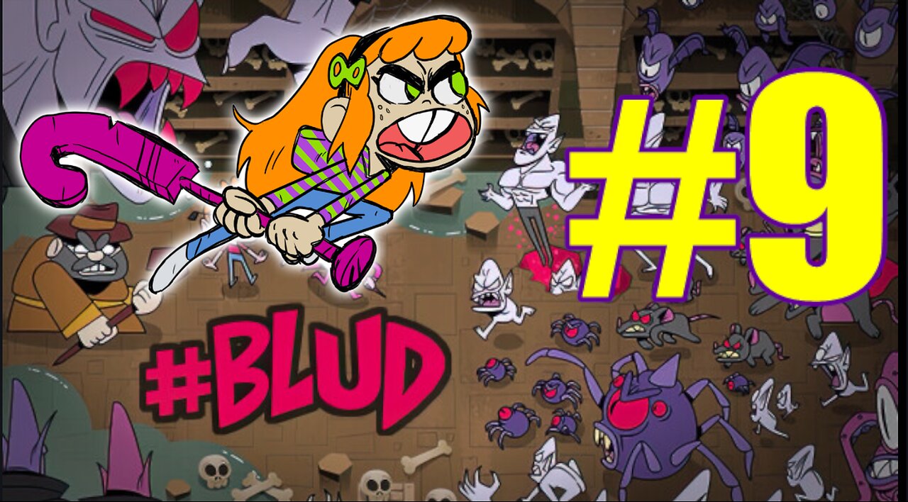 Vivian vs the vampires! #blud Part 9 | Honey Badger Arcade