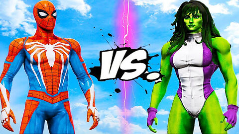 Shehulk Vs Spiderman 🔥