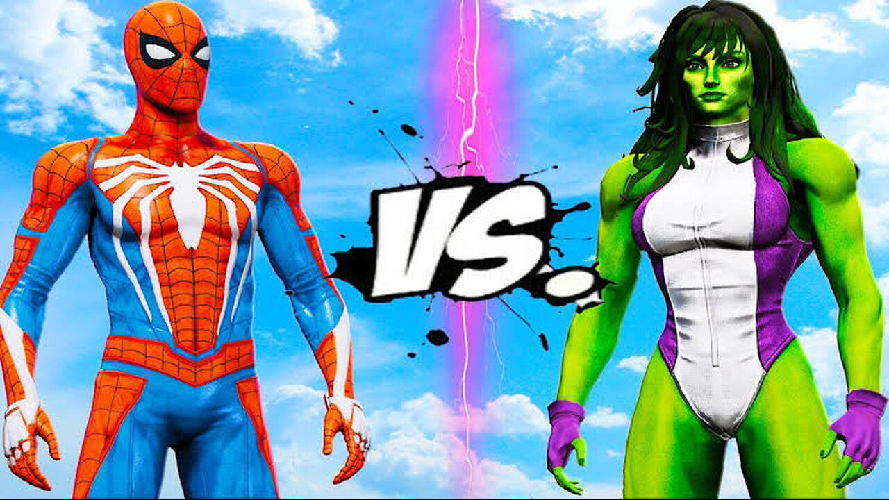 Shehulk Vs Spiderman 🔥