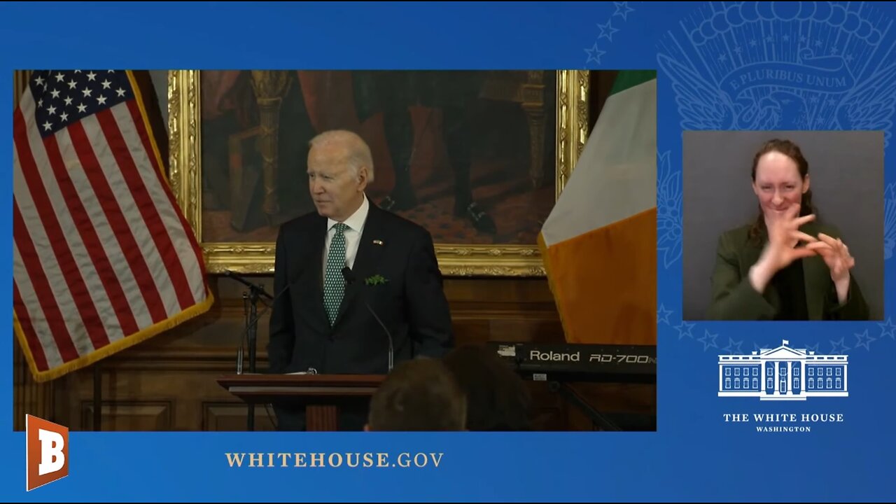 LIVE: President Biden Delivering Remarks at St. Patrick's Day Luncheon...