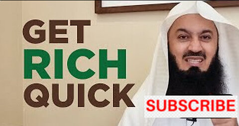 BOOST 20 | HOW TO GET RICH QUICK... Mufti Menk