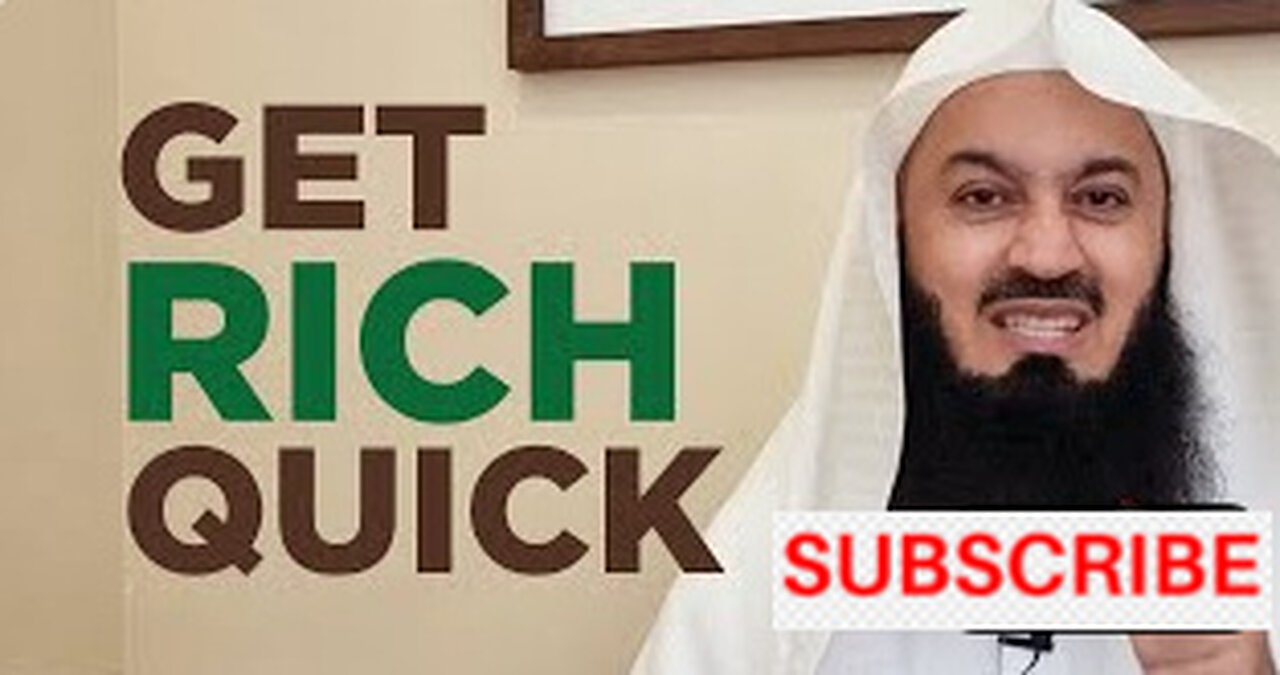 BOOST 20 | HOW TO GET RICH QUICK... Mufti Menk