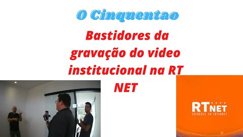 Bastidores do video feito para a RT NET