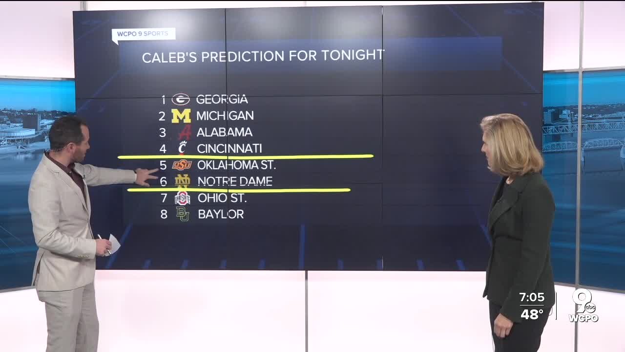 Caleb's prediction for CFB Playoff Rankings