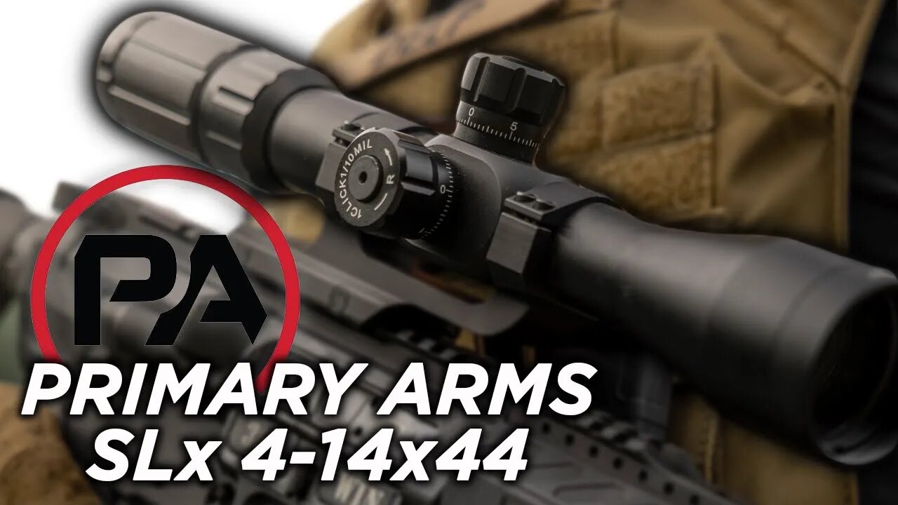 Primary Arms SLx 4-14x44mm FFP Rifle Scope