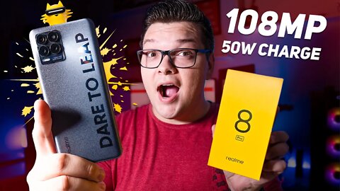 NO BRASIL! Realme 8 PRO com 108MP e 50W de CARREGAMENTO! Unboxing e Impressões desse monstrinho!