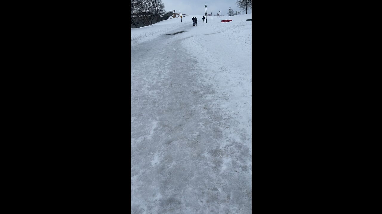 Frozen Quebec City