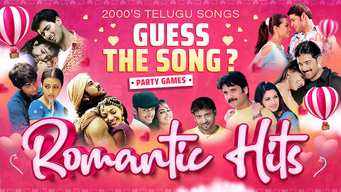 Guess the Song | 2000s Romantic Hits| Telugu Hit Songs | Fun Party Games for Friends & Family