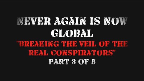 Part 3: Breaking The Veil Of The Real Conspirators