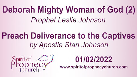 Spirit of Prophecy Church Sunday Service 01/02/2022