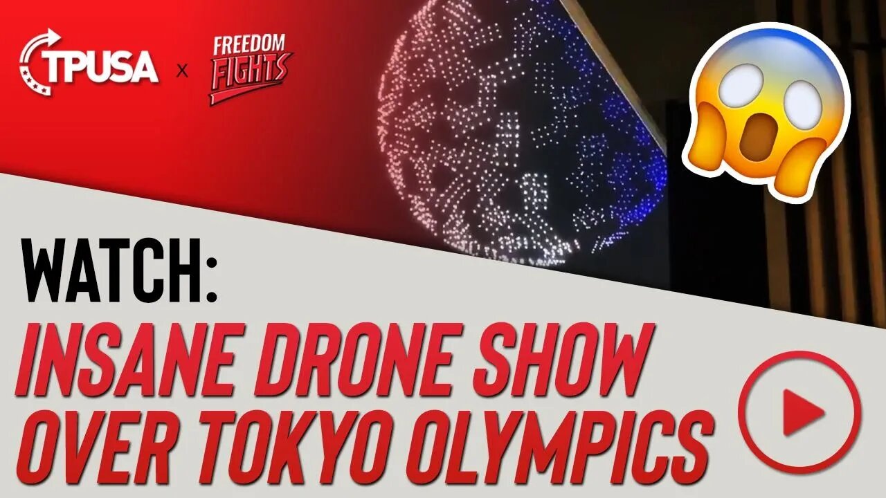 Amazing Drone Show at Opening Olympics Ceremony