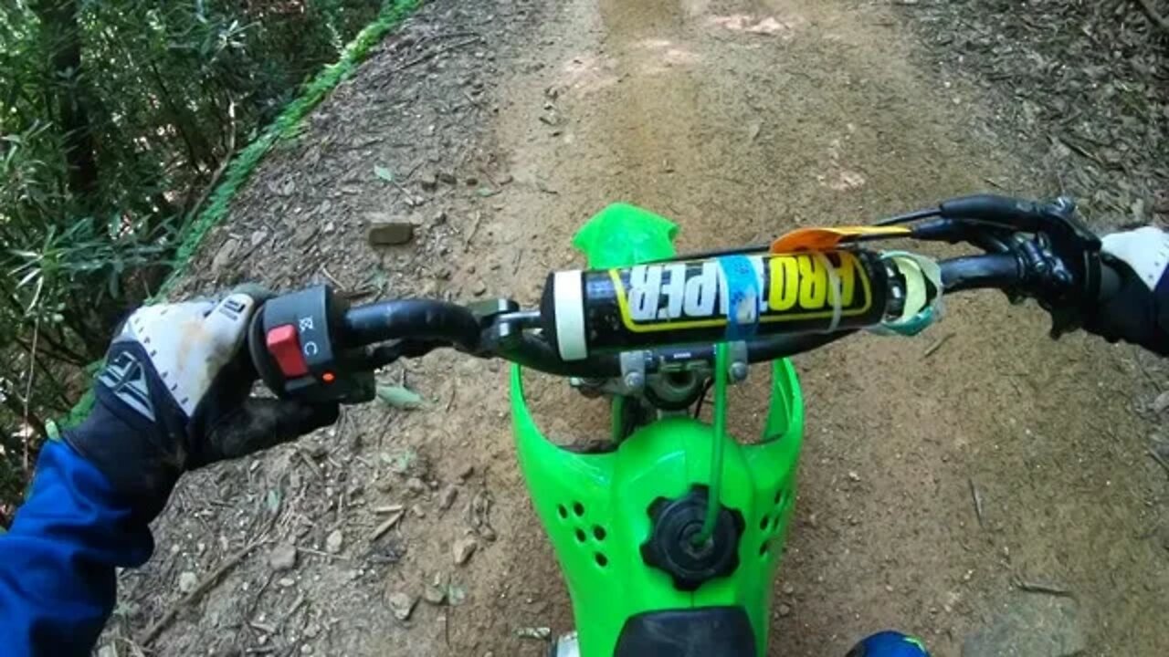 Getting Uncle John Hooked on Dirt Bikes Again at Brushy Mountain Motor Sports Park, Family Trail