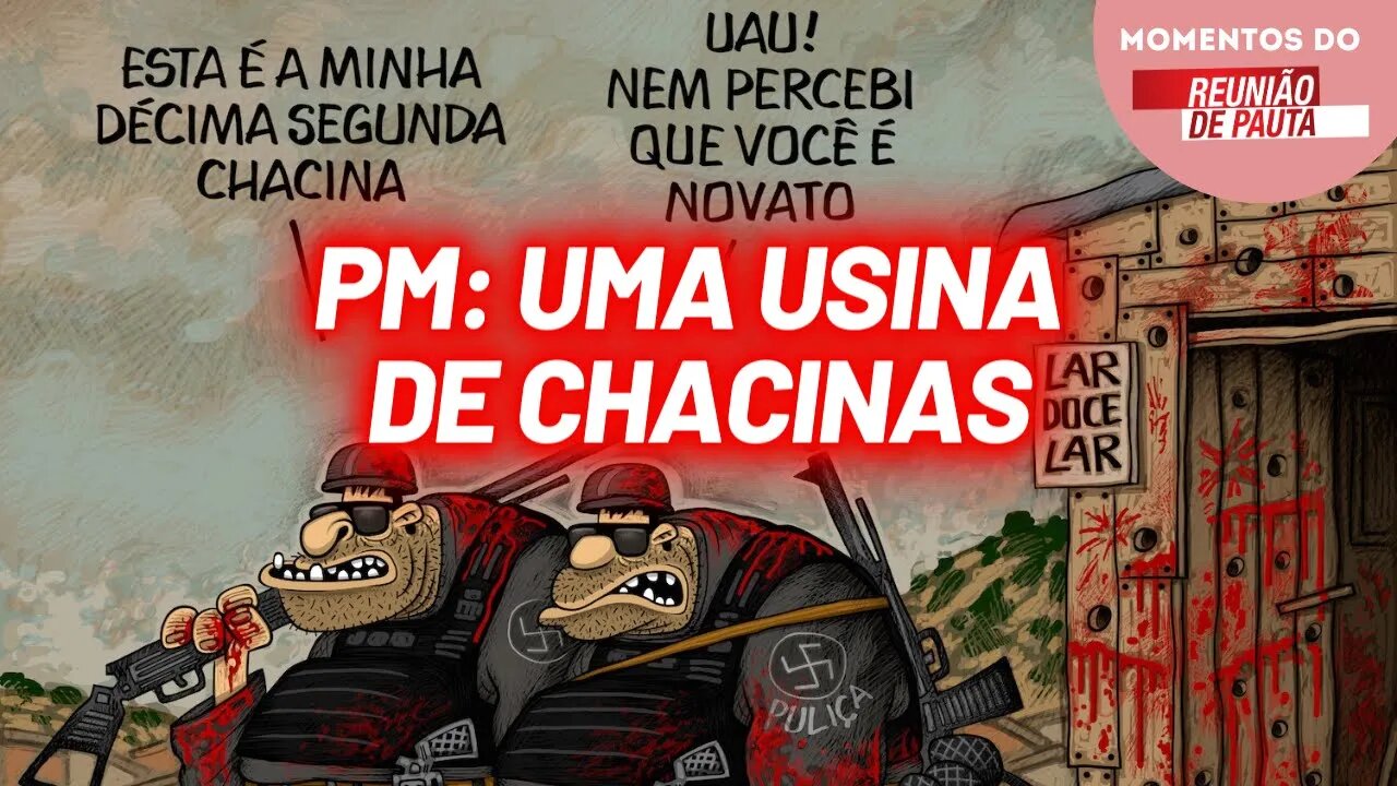 Charge do Jota : Chacina no Guarujá | Momentos do Reunião de Pauta