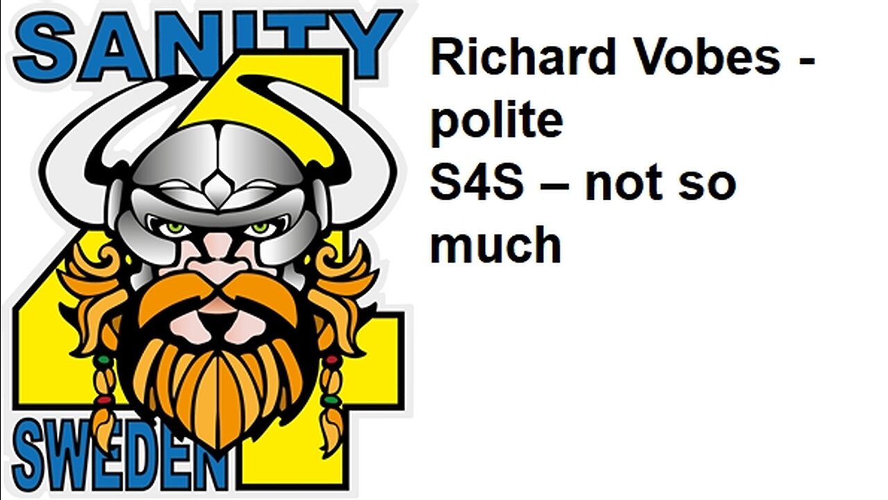 Richard Vobes, Bhakdi, People with common sense, Morons and Brainwashed Morons