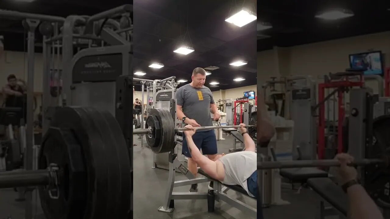 1 rep max 365lb. end of rotation.