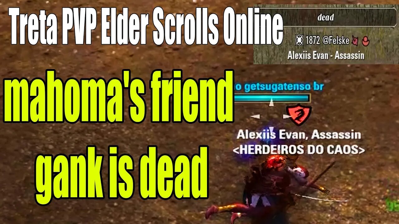 Gank failed no Elder Scrolls Online PVP e é amigo do Mahoma