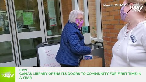 Camas Library opens its doors to community for first time in a year