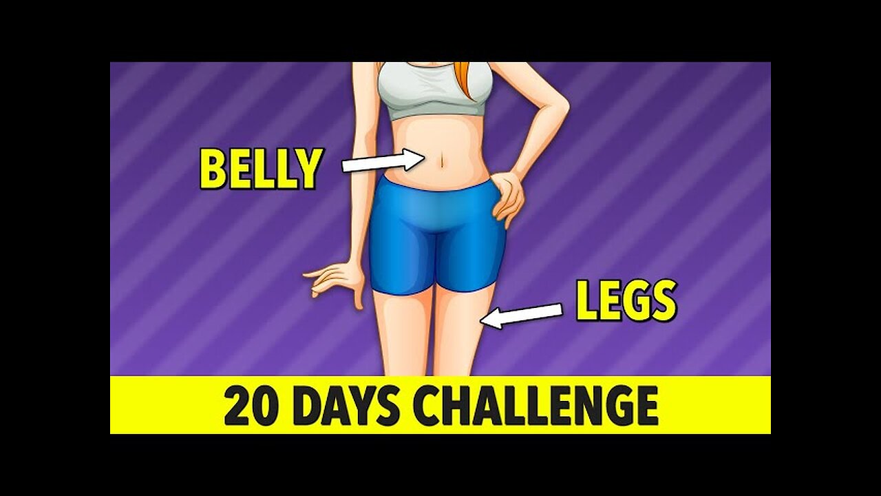 20 Days to Lean Legs and a Sculpted Flat Belly – No Equipment Needed