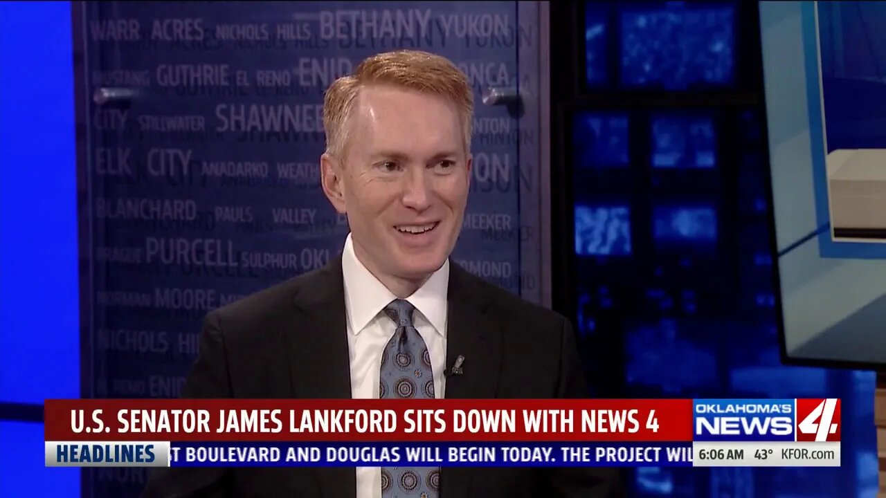 Senator Lankford Joins KFOR to discuss the USCMA trade agreement