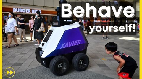 Xavier, Singapore's new beat cop (Autonomous Mobile Robot)