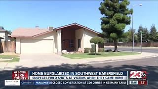 Suspect fires shots at homeowner during burglary attempt