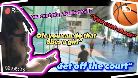 Pattaya Thailand, very intense 3v3 basketball | a new girl wants to play basketball with us!|