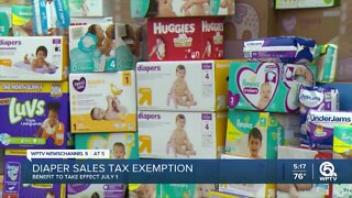 Diapers to become tax-free in Florida