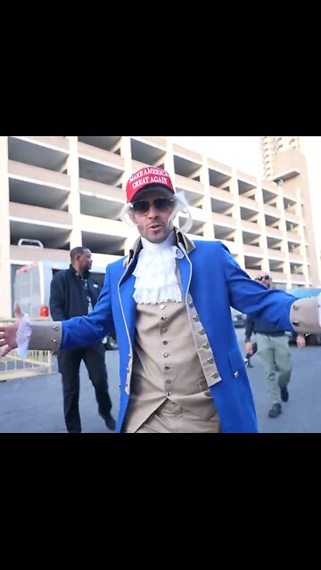 UFC Champ Dressed As MAGA Founding Father!
