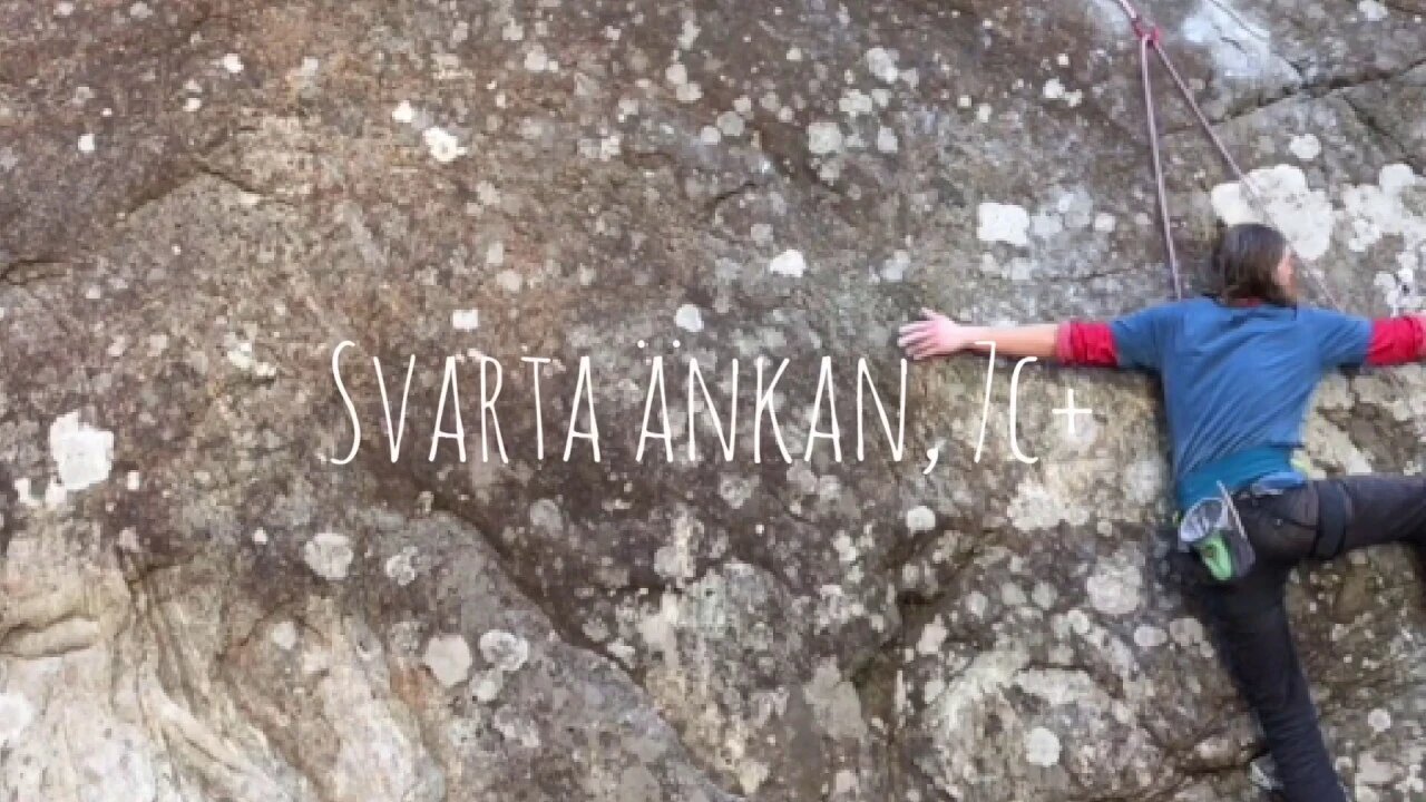 Långbeta: Svarta änkan, 7c+ @ Örnberget