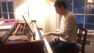 Danilo Cuellar plays piano - Carol of the Bells, Homeschooling Recital, 12/5/2020