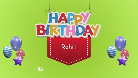 Wish you a Very Happy Birthday Rohit