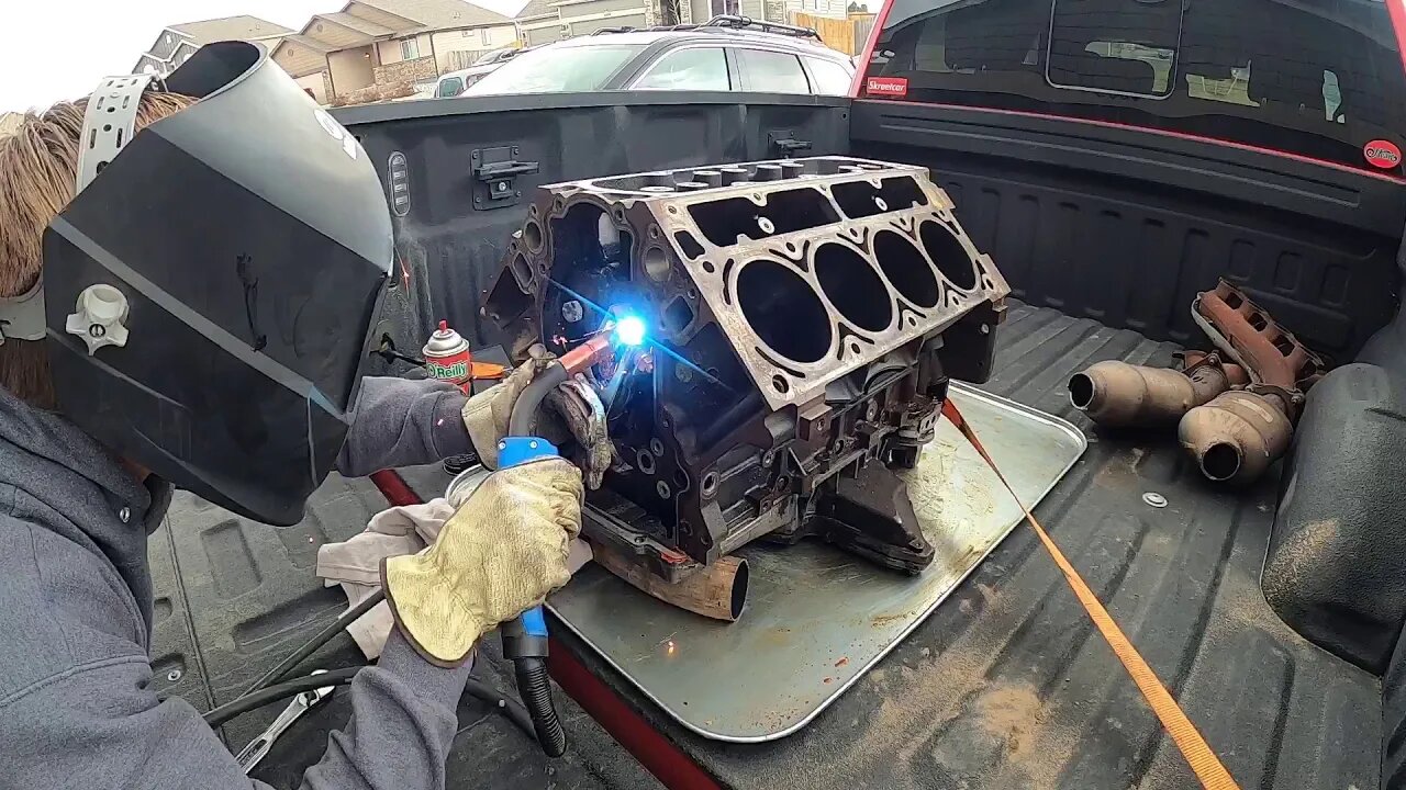 Removing stripped bolts from LS 4 cam retainer plate
