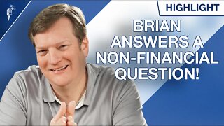 Brian Preston Answers a Non-Financial Question! (Rare Footage)