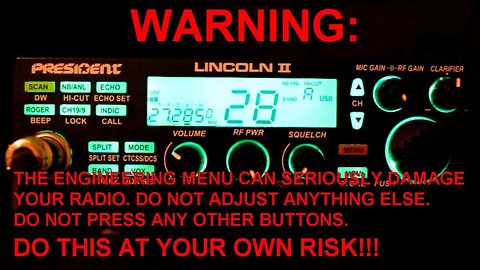 President Lincoln 2 - Frequency Adjustment