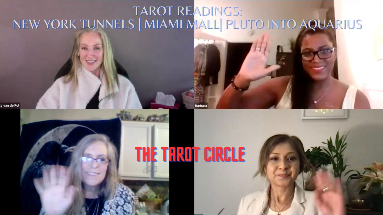 TAROT CARD PULLS ON: New York Tunnels | Miami Mall Happenings | Pluto moving into Aquarius