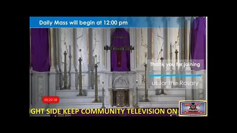 NCTV45 CATHOLIC MASS FROM HOLY SPIRIT PARISH (ST MARYS) NOON TUESDAY MARCH 9, 2021