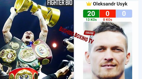Fighter Bio: Oleksandr Usyk