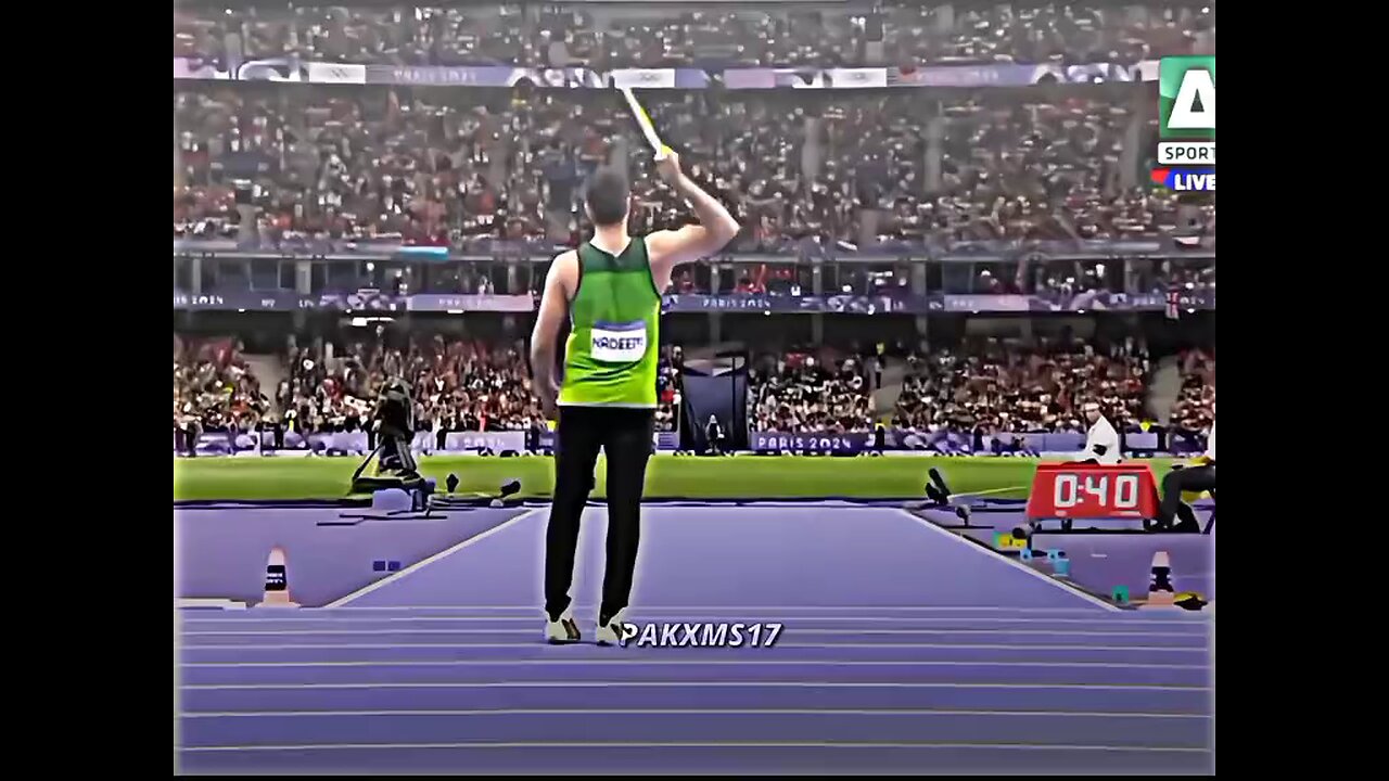 Olympic game win Pakistani throw