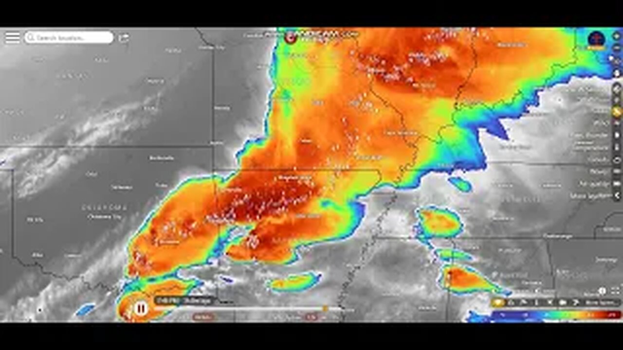 Dangerous Storms Tonight, Oklahoma, Kansas, Missouri, Alabama, Tennessee, Illinois, Indiana, Ohio,