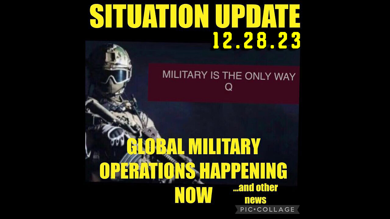 Situation Update 12/28/23 ~ Trump Return - Q+ White Hats Intel ~ Derek Johnson > SGAnon