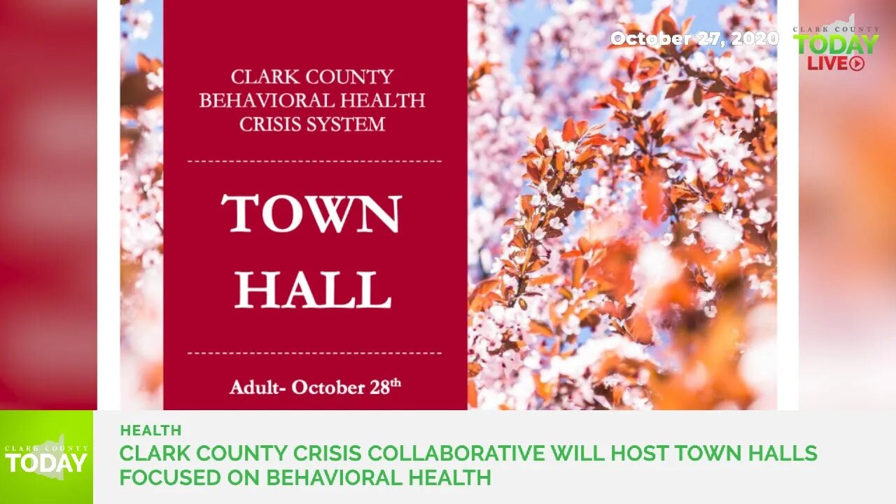 Clark County Crisis Collaborative will host town halls focused on behavioral health