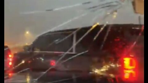 Hail falls on Treasure Coast