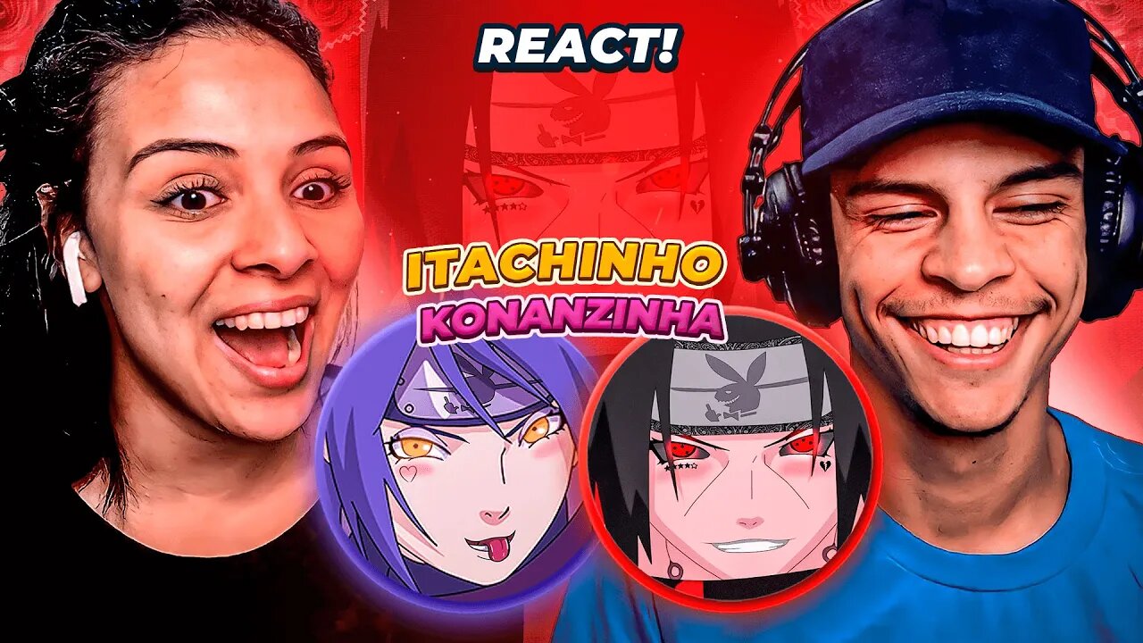 (2 em 1) Sidney Scaccio | Pique Itachi e Pique Konan | [ React Rap Nerd ] 🔞